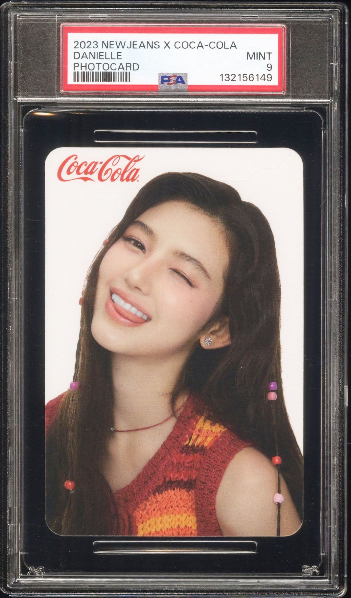 DANIELLE 2023 NEWJEANS X COCA-COLA PHOTOCARDS MINT PSA 9