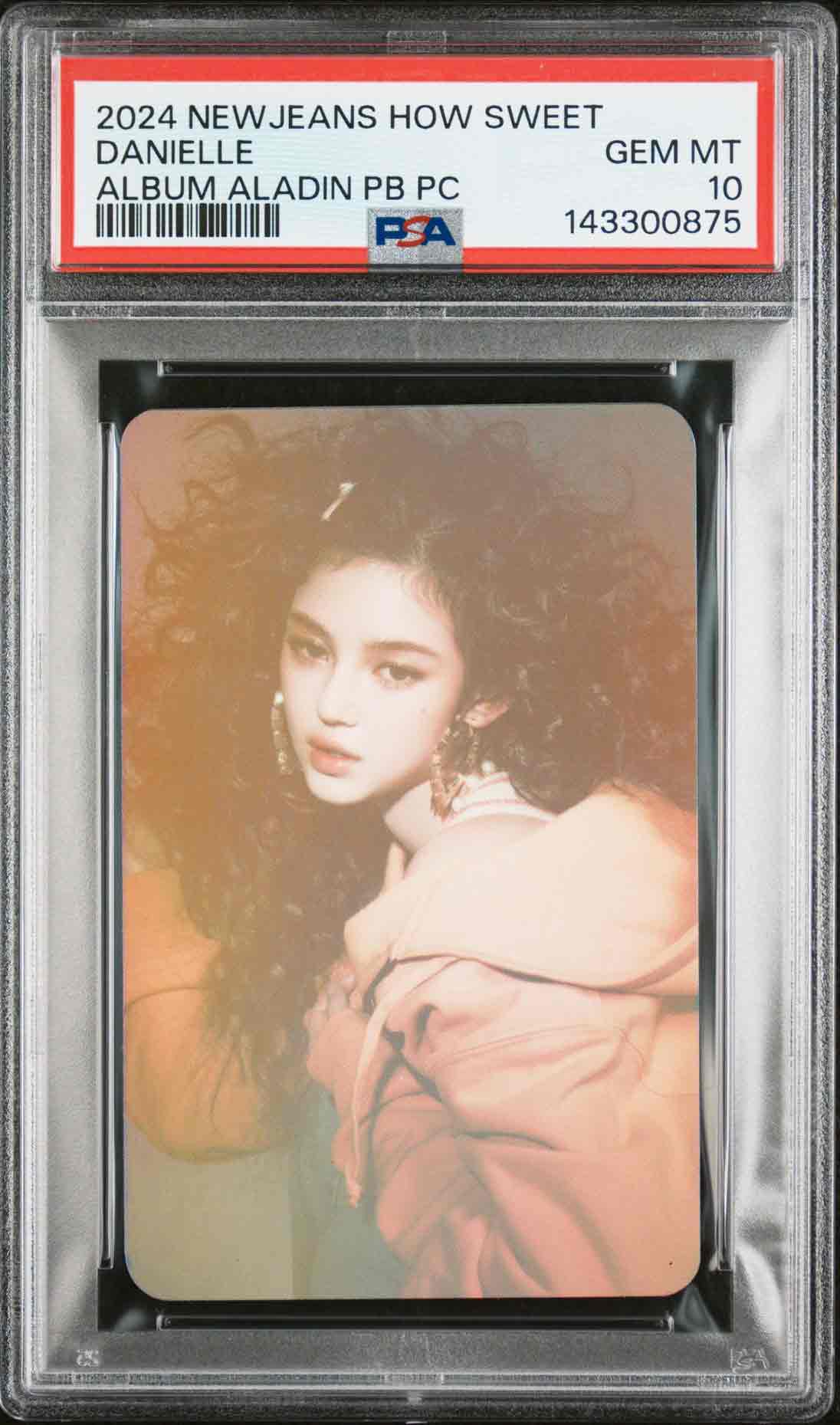 DANIELLE 2024 NEWJEANS HOW SWEET STANDARD VERSON PURCHASE BONUS ALADIN PHOTOCARD GEM MINT PSA 10