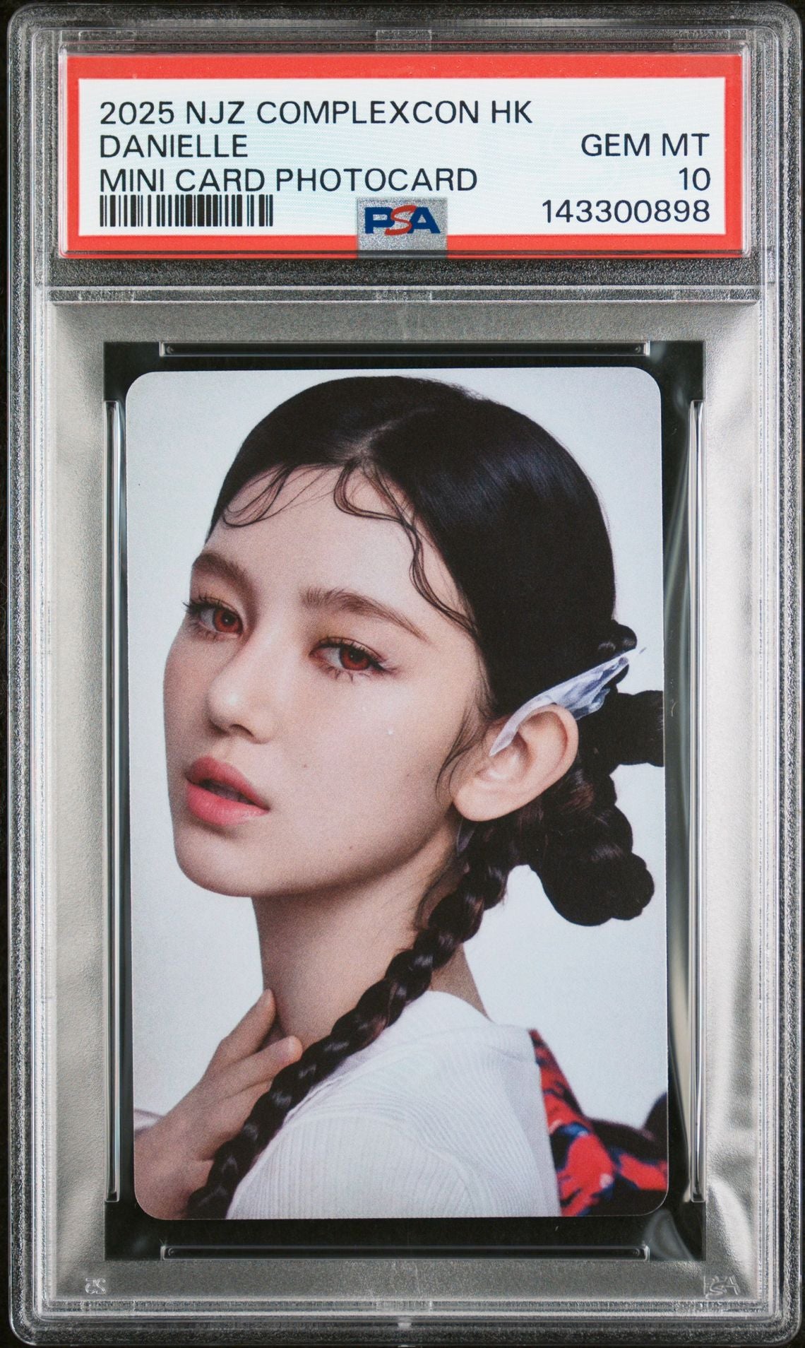 DANIELLE NJZ 2025 COMPLEXCON HONG KONG EVENT PHOTOCARD GEM MINT PSA 10