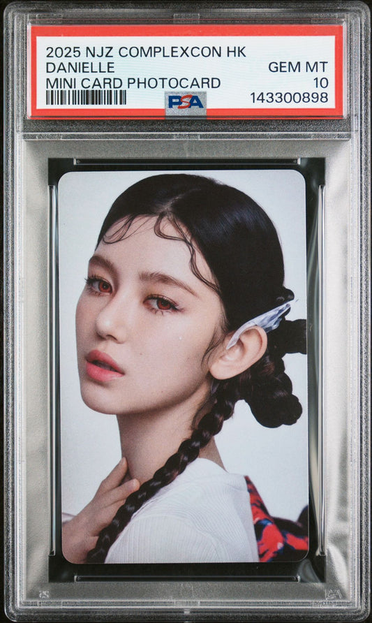 DANIELLE NJZ 2025 COMPLEXCON HONG KONG EVENT PHOTOCARD GEM MINT PSA 10