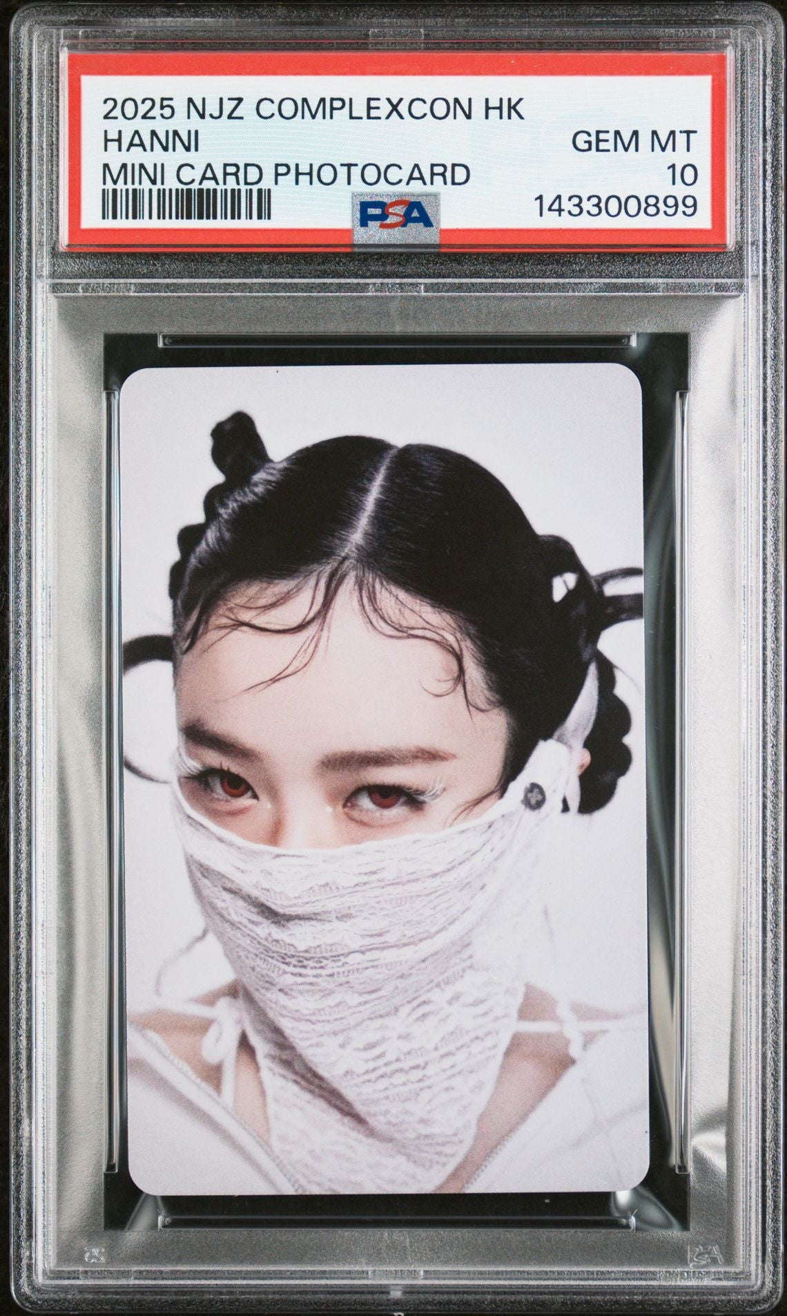 HANNI NJZ 2025 COMPLEXCON HONG KONG EVENT PHOTOCARD GEM MINT PSA 10
