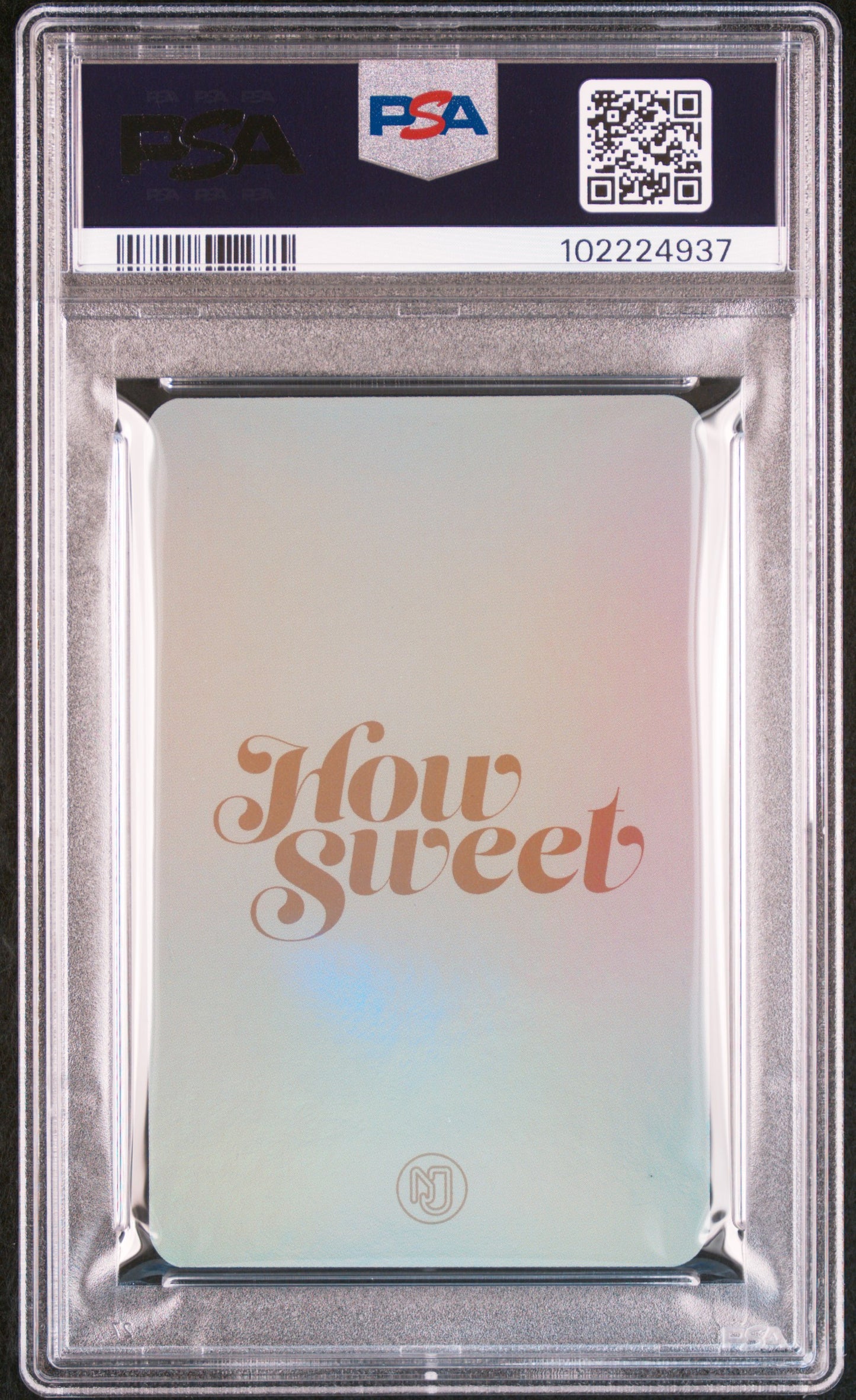 HANNI 2024 NEWJEANS HOW SWEET STANDARD VERSON PURCHASE BONUS ALADIN PHOTOCARD GEM MINT PSA 10