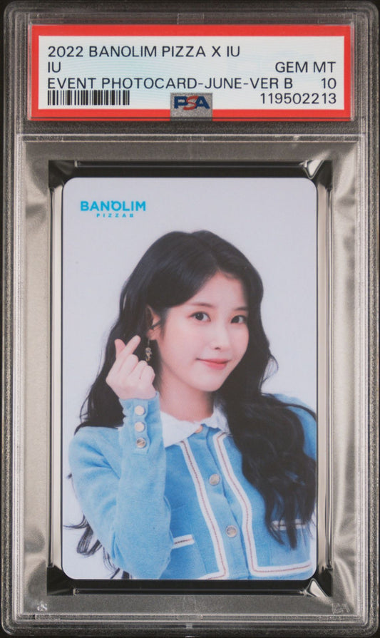IU X BANOLIM PIZZA EVENT PHOTOCARDS (2021 AND 2022) + IU 6TH MINI ALBUM THE WINNING APPLEMUSIC FAN SIGN EVENT PHOTOCARDS 