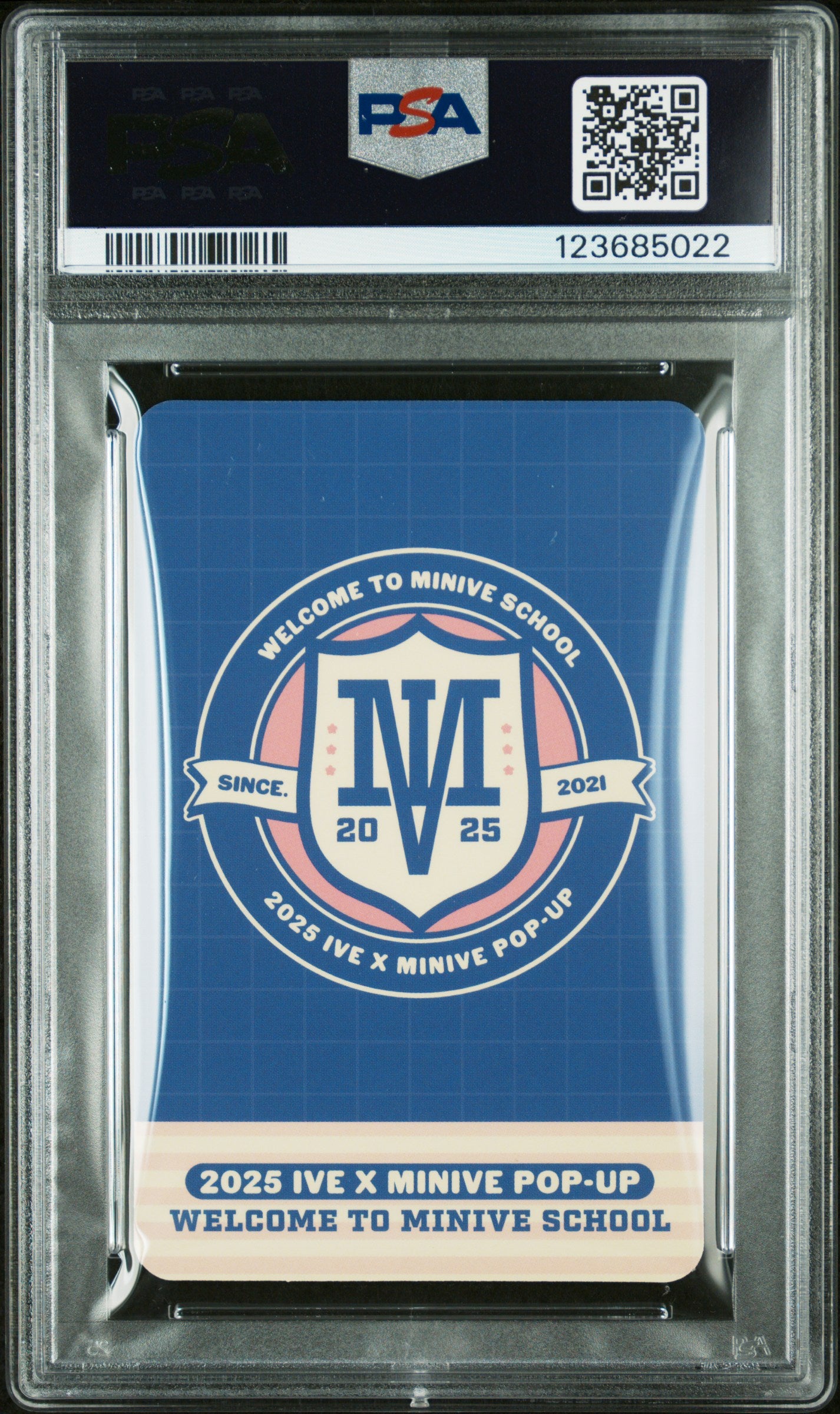 WONYOUNG 2025 IVE X MINIVE MINIVE SCHOOL POP-UP STORE IN TOKYO OFFICIAL MERCHANDISE PURCHASE BONUS PHOTOCARD GEM MINT PSA 10