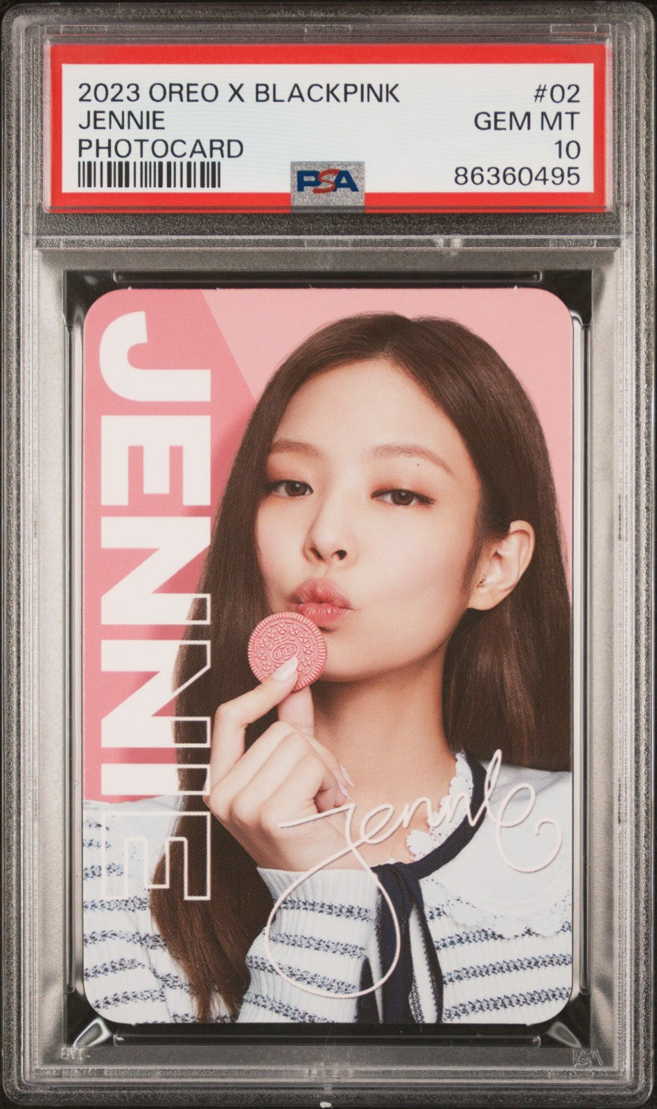 2023 OREO X BLACKPINK PHOTOCARDS COMPLETE SET ALL GEM MINT PSA 10