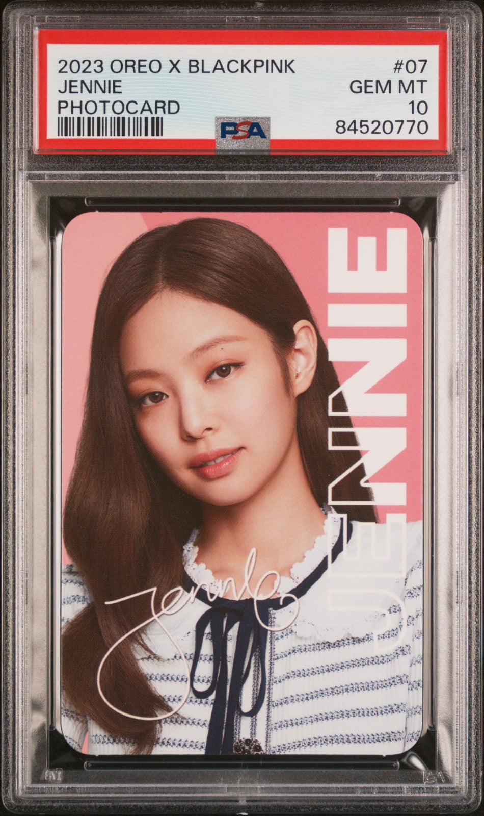 2023 OREO X BLACKPINK PHOTOCARDS COMPLETE SET ALL GEM MINT PSA 10