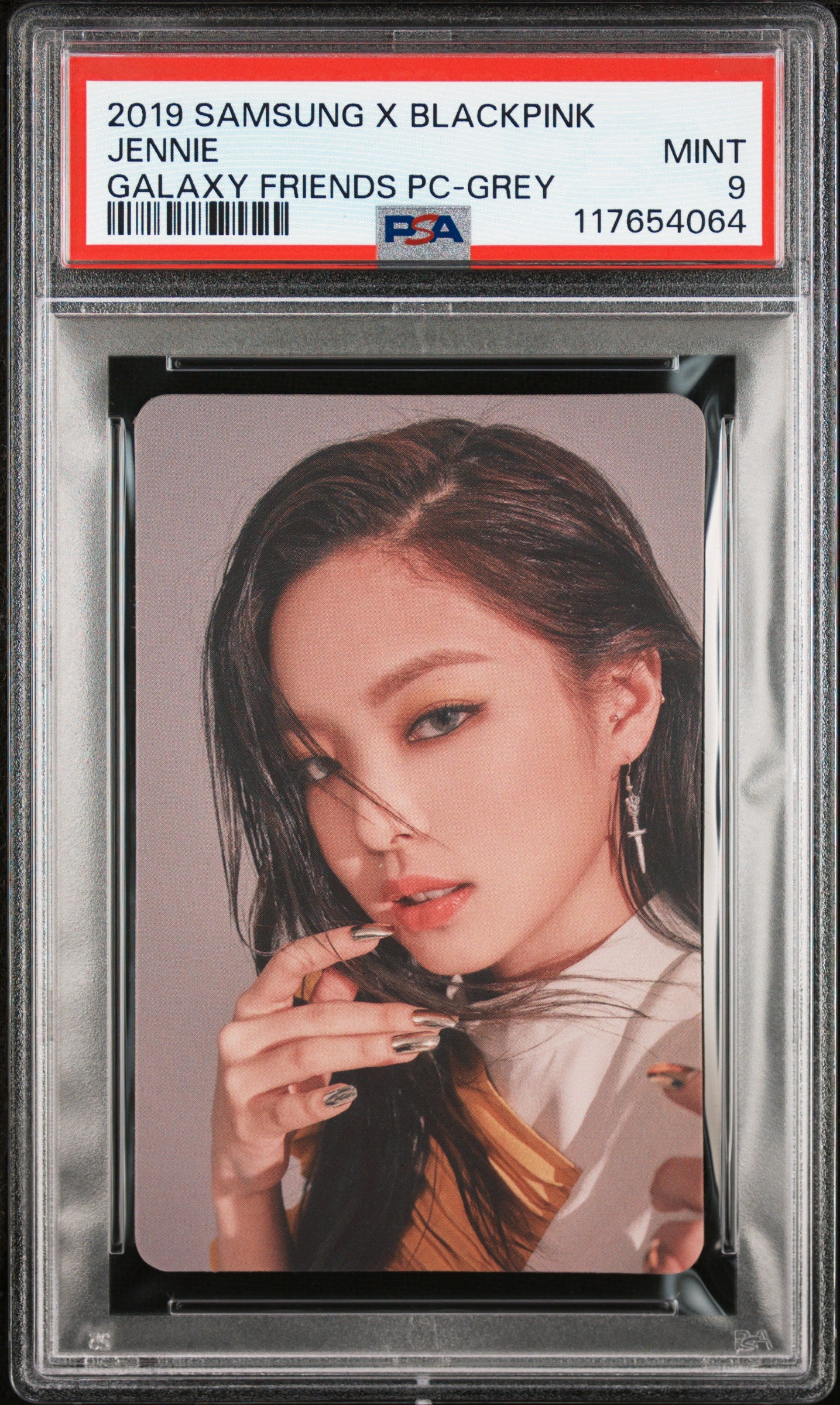 SAMSUNG GALAXY FRIENDS X BLACKPINK ROSÉ, LISA, JENNIE AND JISOO GALAXY FRIENDS PC-GREY VERSION  MINT PSA 9