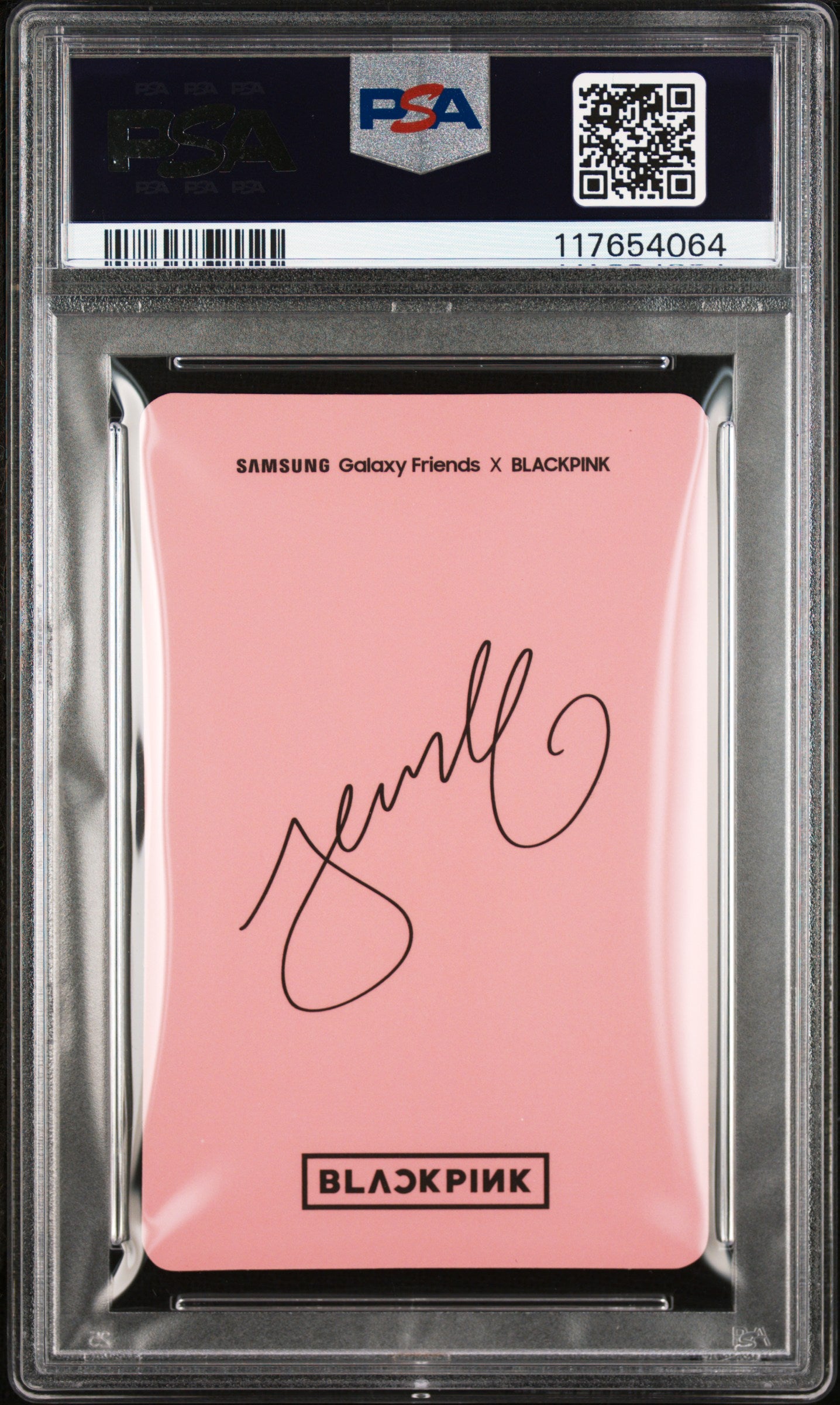 SAMSUNG GALAXY FRIENDS X BLACKPINK ROSÉ, LISA, JENNIE AND JISOO GALAXY FRIENDS PC-GREY VERSION  MINT PSA 9