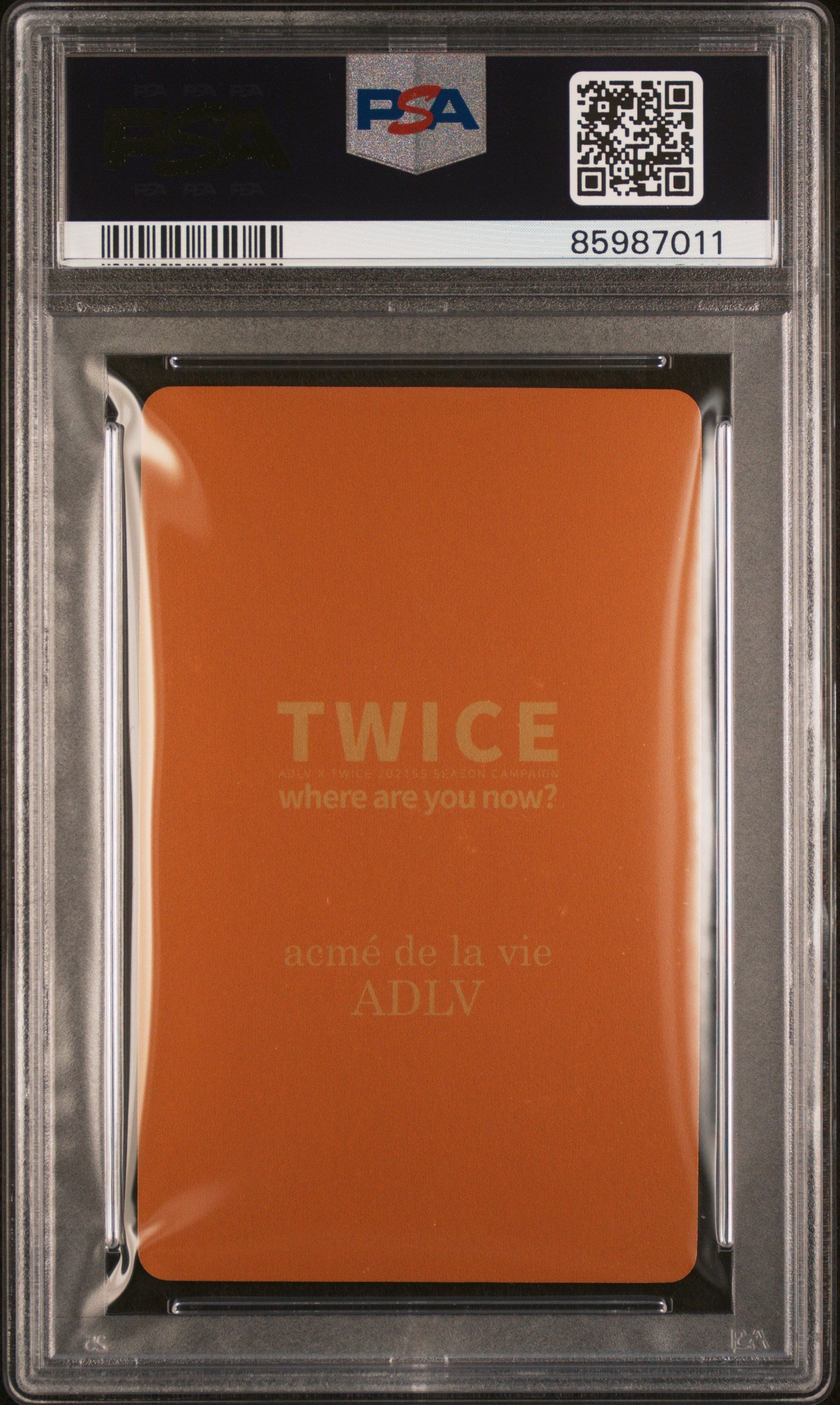 JEONGYEON 2021 TWICE ADLV X SNAPCARD GOLD EDITION PHOTOCARD GEM MINT PSA 10