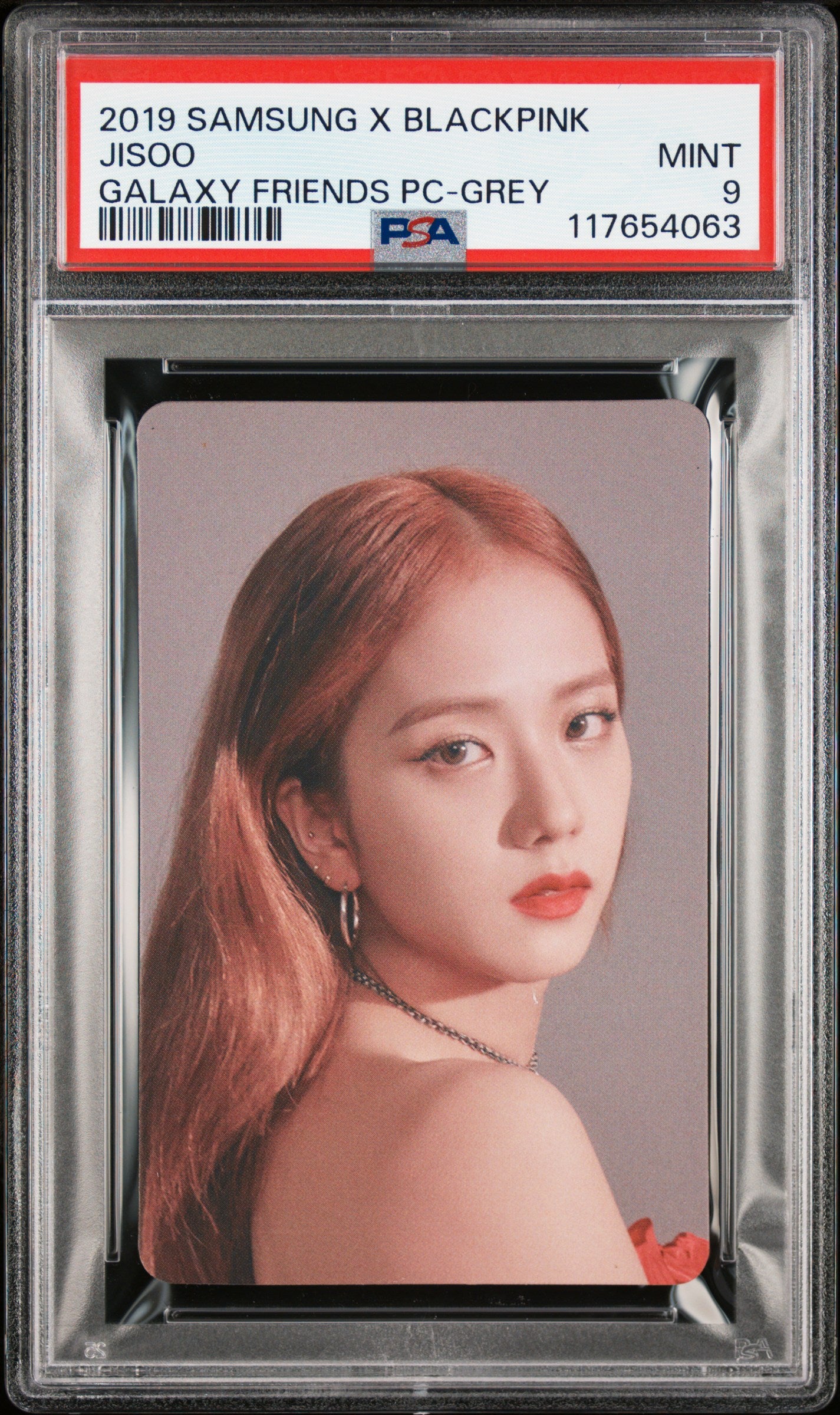 SAMSUNG GALAXY FRIENDS X BLACKPINK ROSÉ, LISA, JENNIE AND JISOO GALAXY FRIENDS PC-GREY VERSION  MINT PSA 9