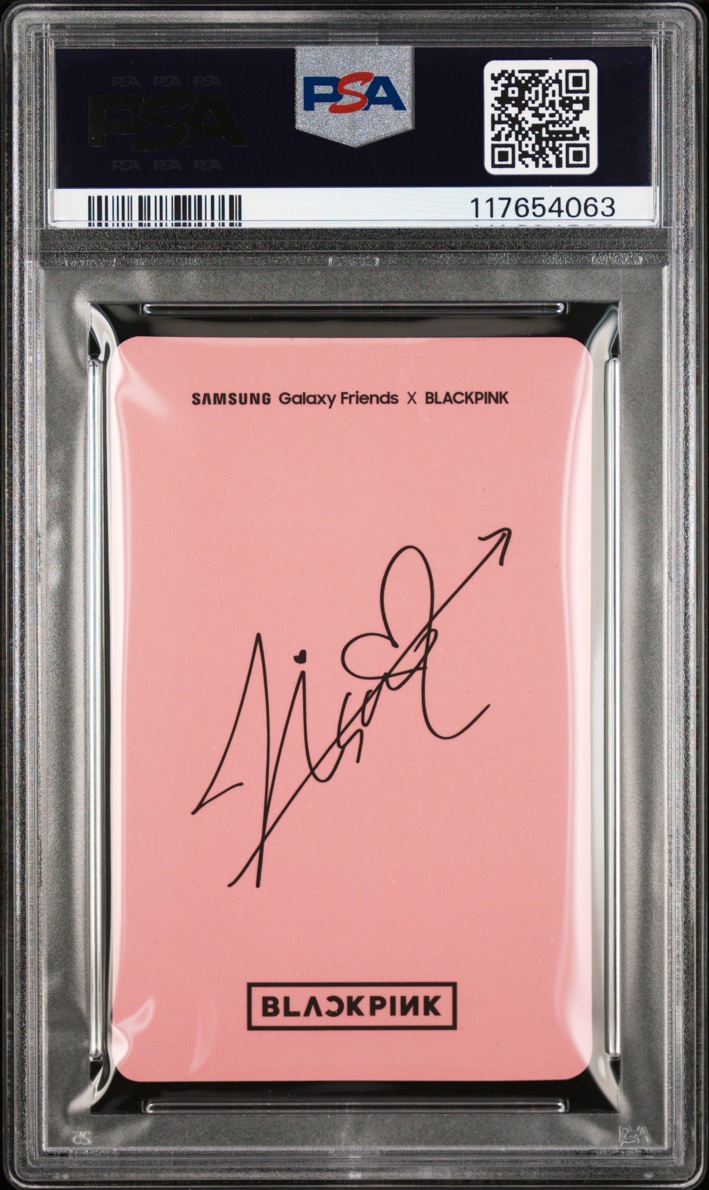 SAMSUNG GALAXY FRIENDS X BLACKPINK ROSÉ, LISA, JENNIE AND JISOO GALAXY FRIENDS PC-GREY VERSION  MINT PSA 9