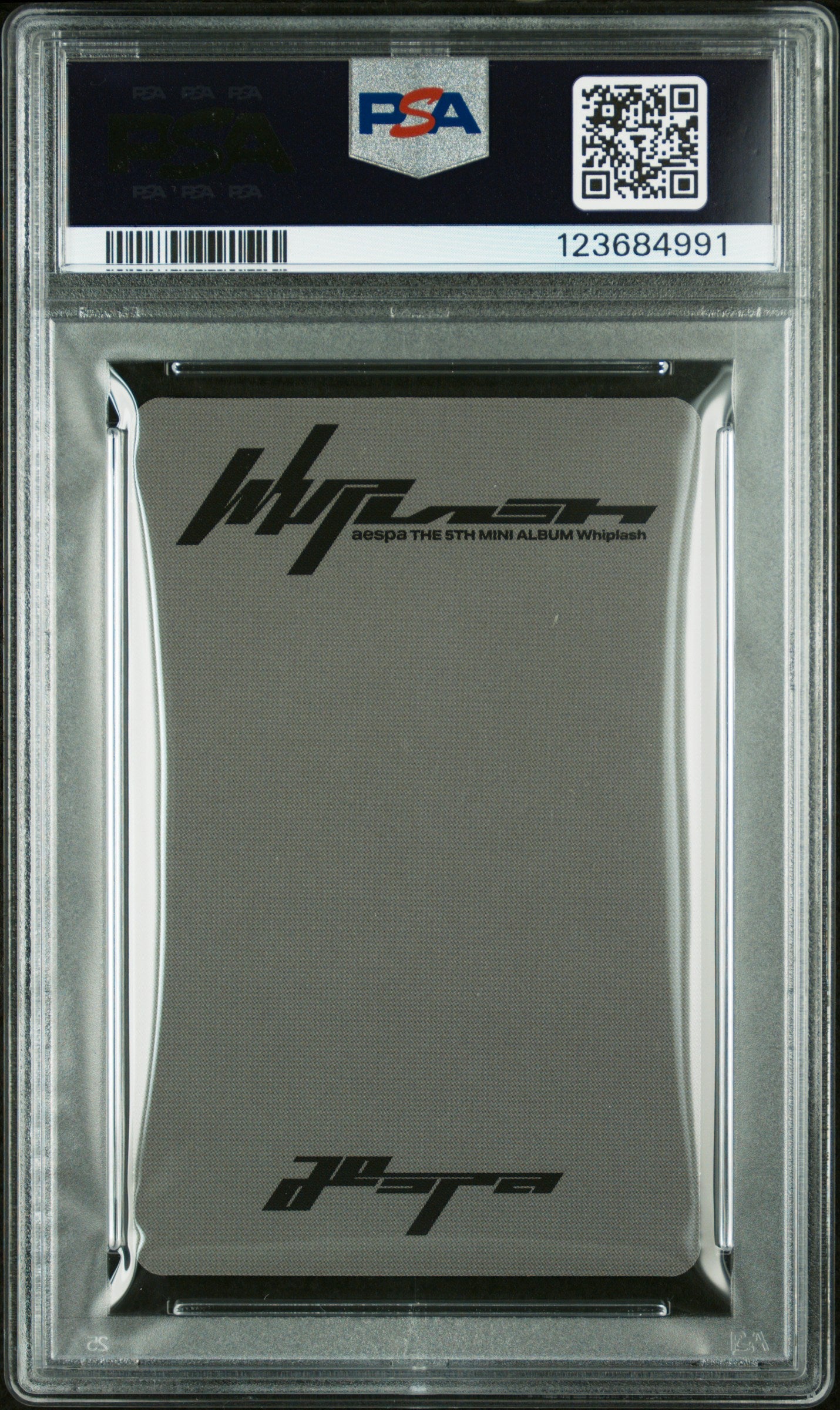 KARINA 2024 AESPA 5TH MINI ALBUM WHIPLASH WARNER MUSIC STORE JAPAN EXCLUSIVE  PHOTOCARD VERSION B MINT PSA 9