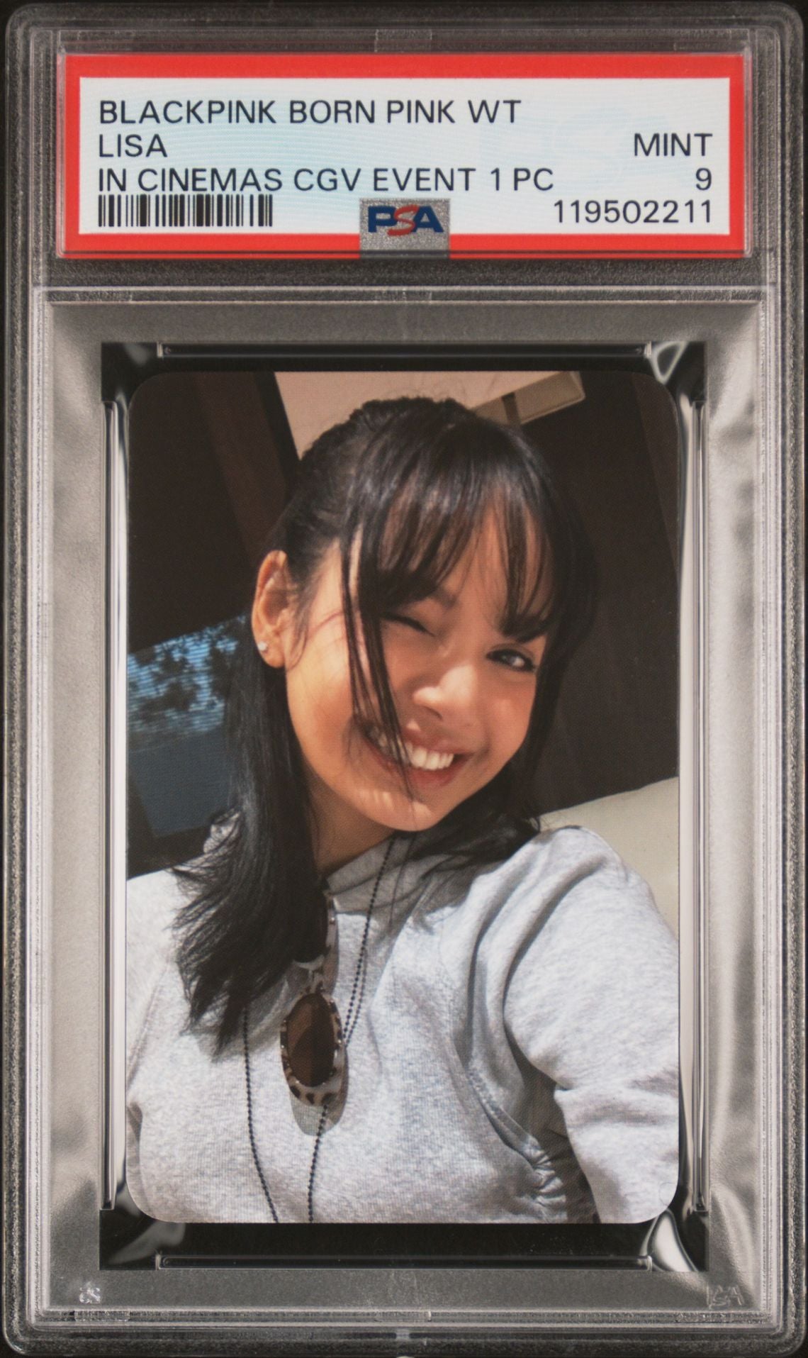 LISA 2024 BLACKPINK BORN PINK WORLD TOUR IN CINEMAS CGV EVENT MINT PSA 9