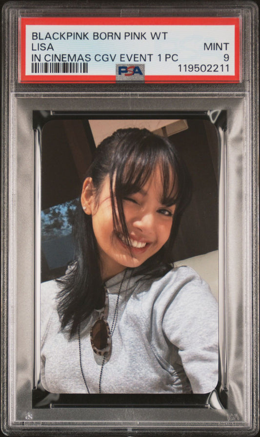 LISA 2024 BLACKPINK BORN PINK WORLD TOUR IN CINEMAS CGV EVENT MINT PSA 9