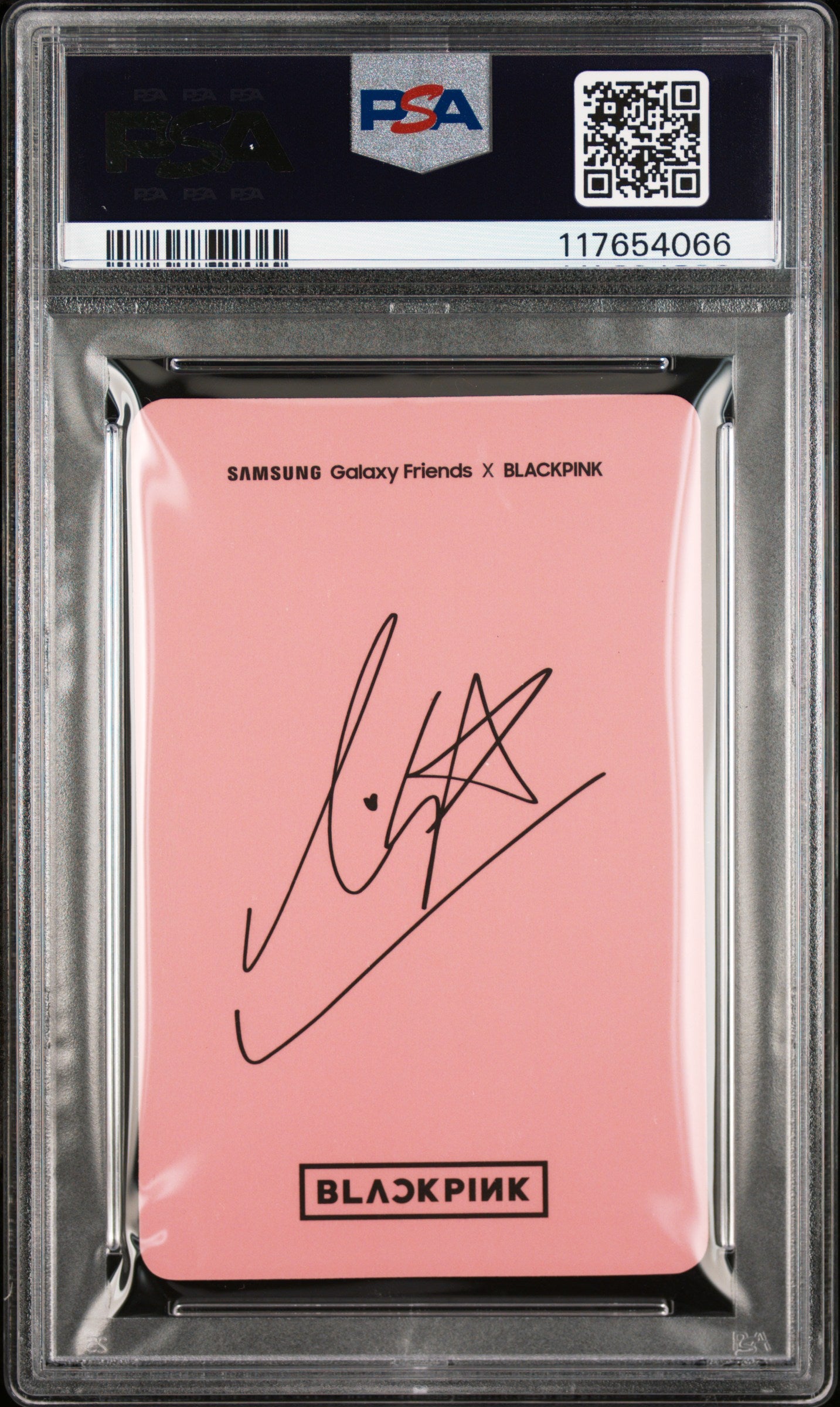 SAMSUNG GALAXY FRIENDS X BLACKPINK ROSÉ, LISA, JENNIE AND JISOO GALAXY FRIENDS PC-GREY VERSION  MINT PSA 9