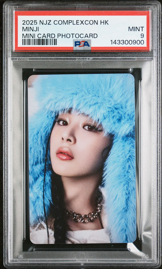 MINJI NJZ 2025 COMPLEXCON HONG KONG EVENT PHOTOCARD MINT PSA 9