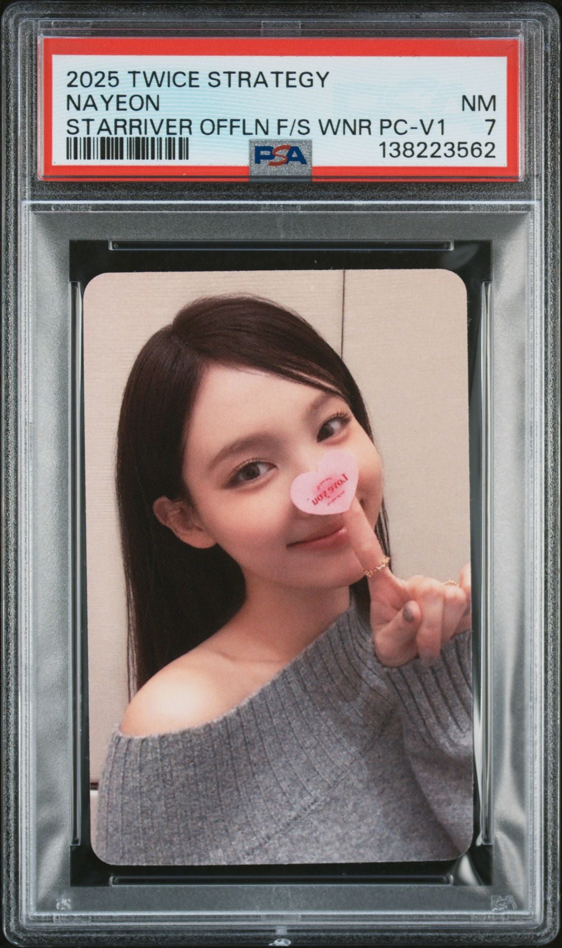 TWICE 2025 14TH MINI ALBUM STRATEGY STARRIVER OFFLINE FANSIGN WINNER BONUS SELFIE PHOTOCARDS VERSION 1  (COMPLETE VERSION 1) + TZUYU VERSION 2
