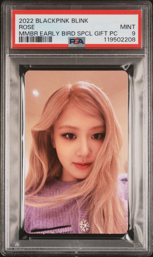 ROSÉ AND JISOO 2022 BLACKPINK BLINK MEMBERSHIP EARLY BIRD SPECIAL GIFT PHOTOCARDS