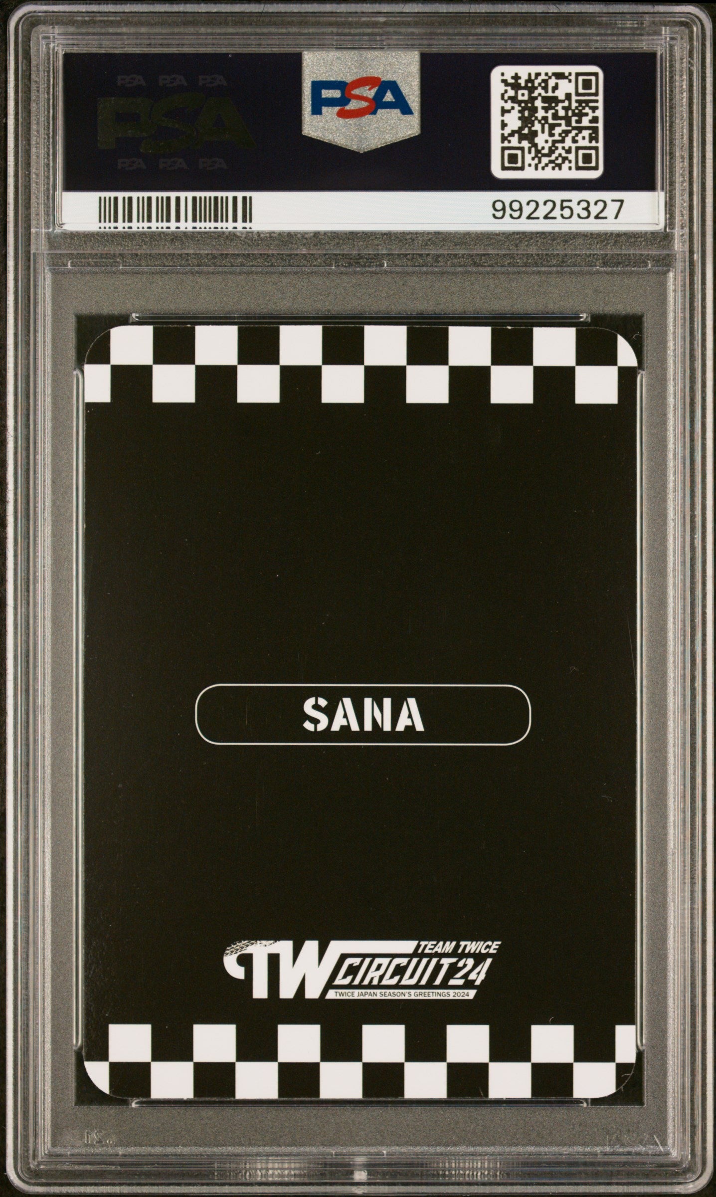 MINA TWICE JP CIRCUIT 24 SEASON'S GREETINGS 2024 BONUS PHOTOCARD MINT PSA 9