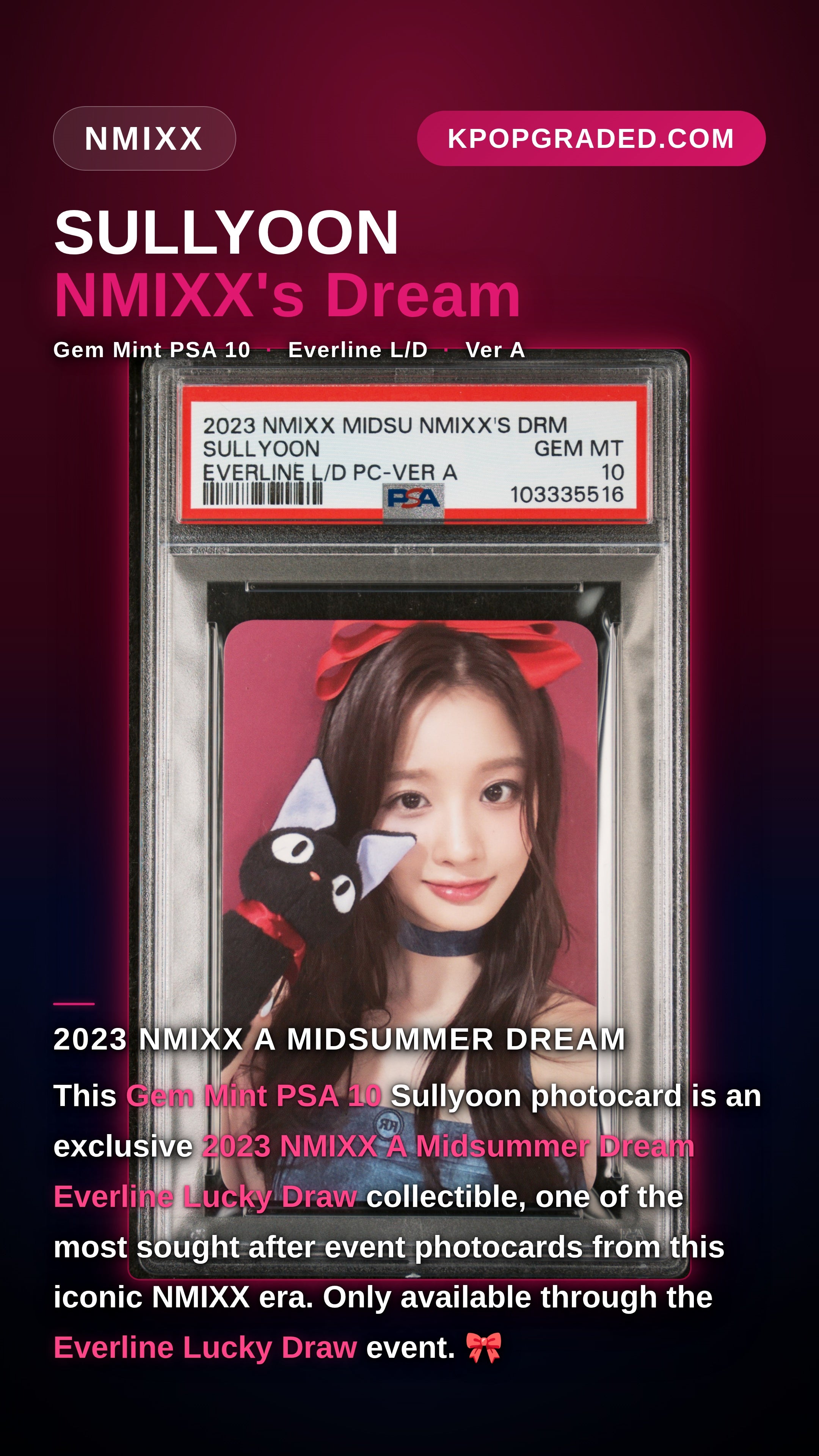 SULLYOON 2023 NMIXX 3RD SINGLE ALBUM A MIDSUMMER DREAM EVERLINE