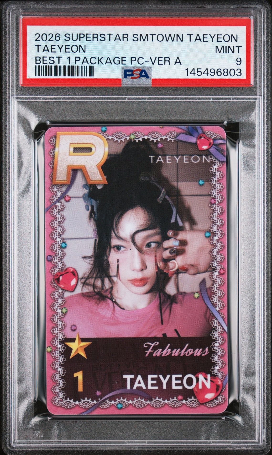 TAEYEON 2026 SUPERSTAR SMTOWN TAEYEON BEST 1 PACKAGE PHOTOCARD VERSION A