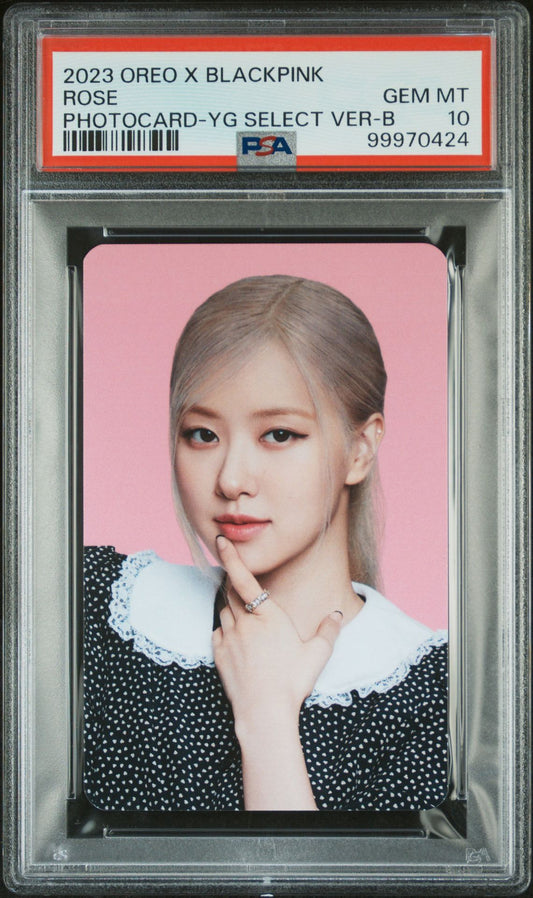 YG Select Rose Photocard PSA 10